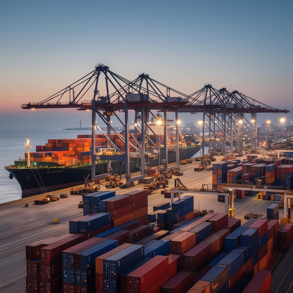 Logistique — Canada → Afrique de l'Ouest. Conteneurs FCL/LCL expédiés vers Dakar et la sous-région.